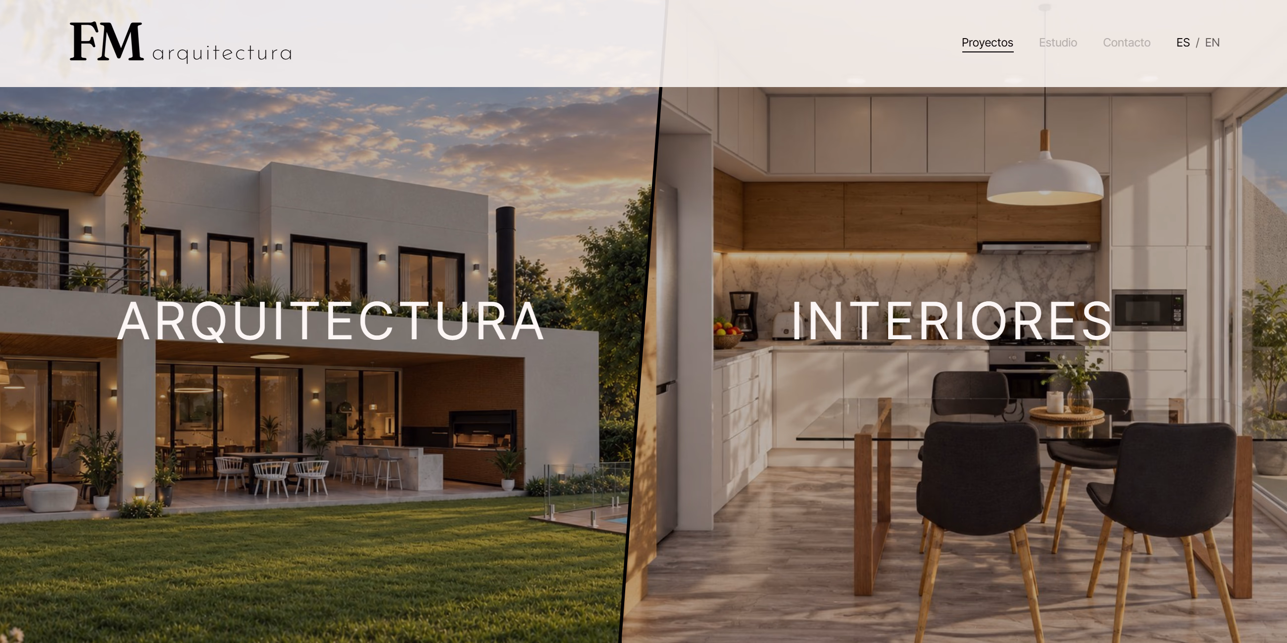 FM Arq: Premium Bilingual Architecture Studio Portfolio
