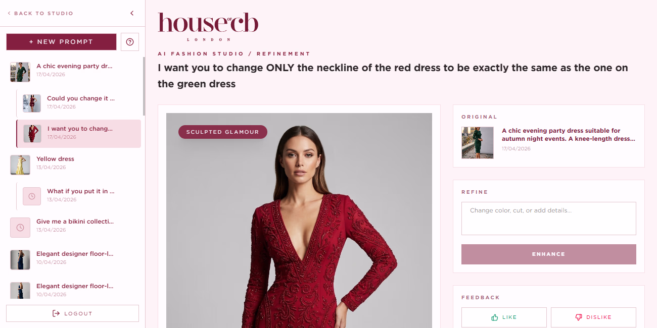 House of CB AI: Intelligent Fashion Assistant with Generative AI